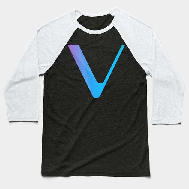 VeChain (VEN) Cryptocurrency Baseball T-Shirt by cryptogeek